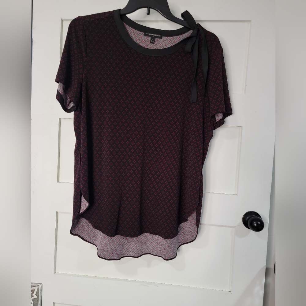 Banana Republic Black Blouse Size XL